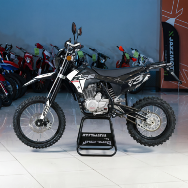 Эндуро / кроссовый мотоцикл BSE Z3 Y Black White Stinger BZ3YYE015HHE2 21 18 - миниатюра 1