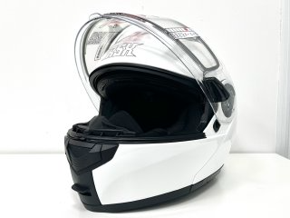 Шлем модуляр RSX Spark (HS 159) Winter, белый, очки желтые - миниатюра 5
