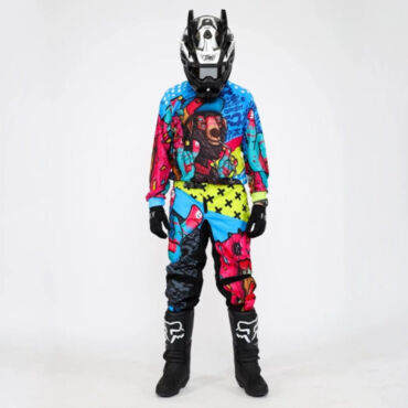 Grom Джерси + штаны Fatbear Limeblue - миниатюра 3