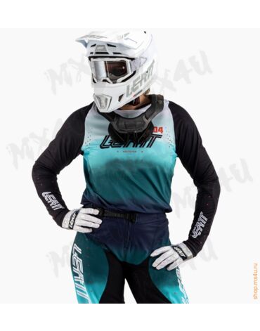 Джерси женская Moto 4.5 Lite - Бирюзовая