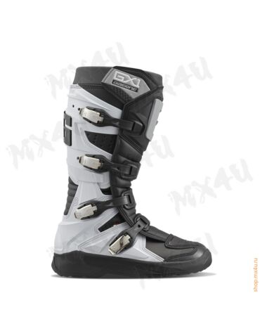 Мотоботы GX1 Evo Black White Grey