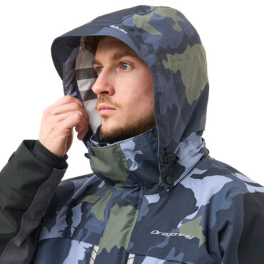 Dragonfly Куртка мембранная Quad Pro Man 2025 Green Camo - Black - миниатюра 14