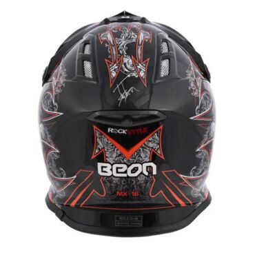 Beon Шлем МХ 17 Black Graffiti - миниатюра 4