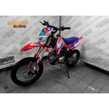 Питбайк APOLLO RFZ START 125X LЕ 17х14 ( Оранжевый ORANGE) - миниатюра 5
