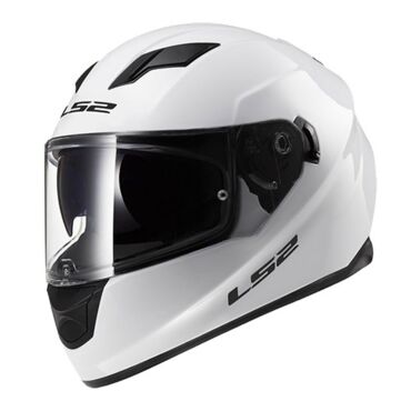 Шлем дорожный LS2 FF320 STREAM EVO SOLID, white (L, Взрослая  Дорожная) - миниатюра 1