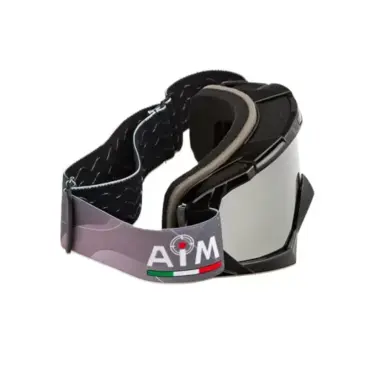 AiM Очки кроссовые (PRO) 157 100 Black Glossy - миниатюра 2