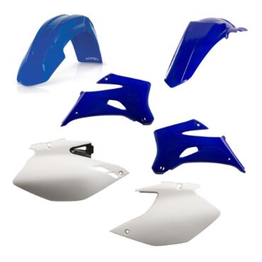 Комплект пластика Yamaha WR250F (2007 2013), Yamaha WR450F (2007 2011), Бело синий - миниатюра 1