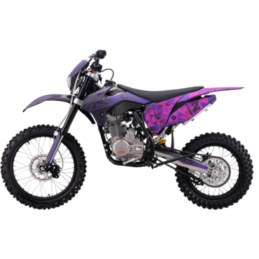 Эндуро / кроссовый мотоцикл BSE Z2 L 19\16 Split Purple - миниатюра 1