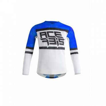Acerbis Джерси MX J Race голубой белый - миниатюра 1