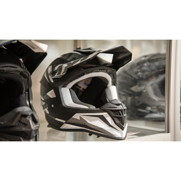 Кроссовый шлем IXS 362 2.2 черно серый матовый - миниатюра 8