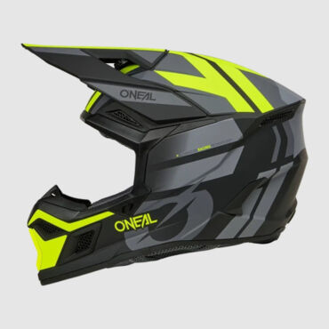 Oneal Кроссовый шлем 3Series Ride V.25 черный желтый - миниатюра 5
