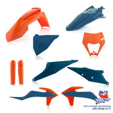 Acerbis КТМ EXC 250 300 20 23 /EXC F 250 500 20 23 /XC W 150 300 20 Blue Orange Комплект пластика синий / оранжевый // 0024054.243 - миниатюра 1