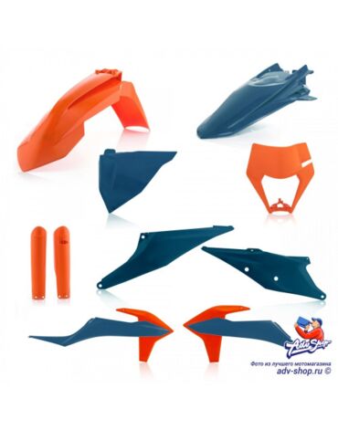 Acerbis КТМ EXC 250 300 20 23 /EXC F 250 500 20 23 /XC W 150 300 20 Blue Orange Комплект пластика синий / оранжевый // 0024054.243