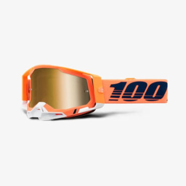 100% Очки Racecraft 2 Goggle Coral Mirror True Gold Lens - миниатюра 1