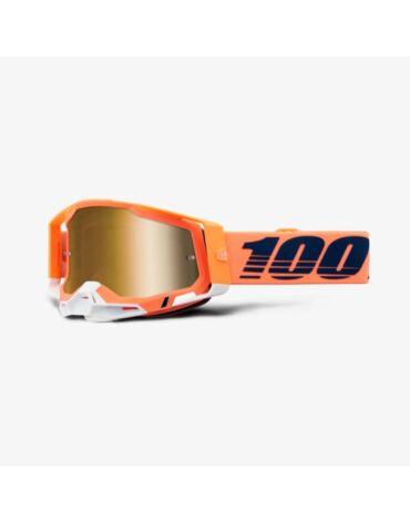 100% Очки Racecraft 2 Goggle Coral Mirror True Gold Lens