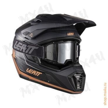Кроссовый шлем ADV 7.5 Black Bronze V26 - миниатюра 5