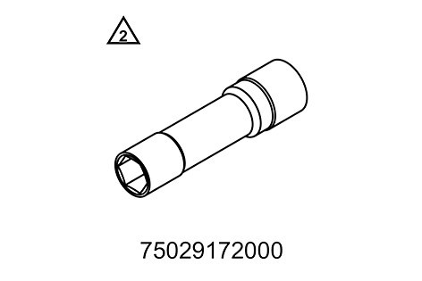 KTM SPARK PLUG WRENCH свечной ключ ( 14 mm )  690 1050 1090 1190 1290 Duke Adv 14-> (  75029172000 )