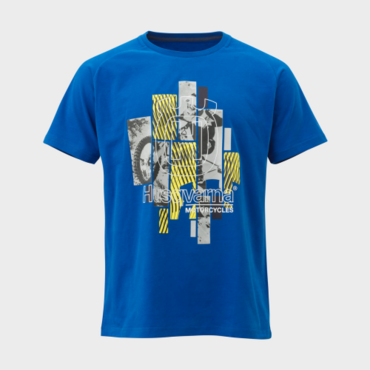 Футболка Husqvarna Remote Tee, blue (S, Взрослая  Повседневная) - миниатюра 2