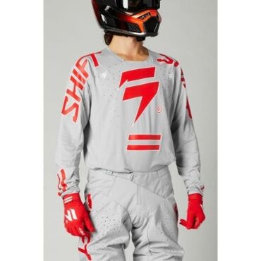Мотоджерси Shift Black Label King Jersey (Grey Red, M, 2021) - миниатюра 1