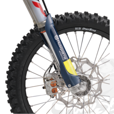 HUSQVARNA FORK PROTECTION SET TE FE 16 Защита перьев белая с наклейками ( 2500109410028A ) - миниатюра 1