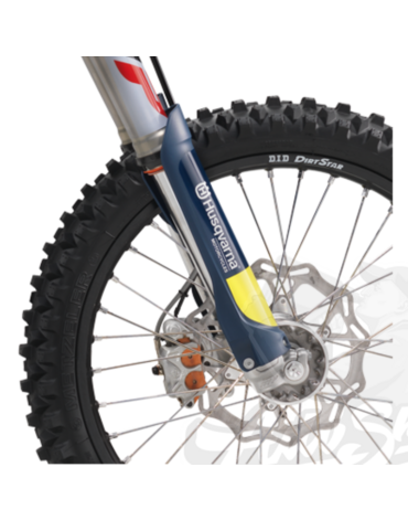 HUSQVARNA FORK PROTECTION SET TE FE 16 Защита перьев белая с наклейками ( 2500109410028A )