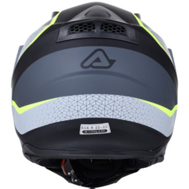 Acerbis Шлем REACTIVE GRAFFIX Black Grey - миниатюра 4