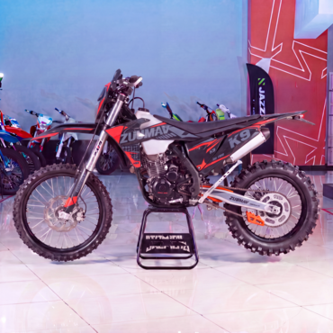 Мотоцикл кросcовый ZUUMAV K9 NB300 с прогр /черно красный - миниатюра 1