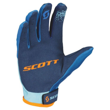 SCOTT Перчатки 350 Race Evo blue orange - миниатюра 1