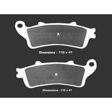 NISSIN 2P 250ST R2 колодки тормозные зад XL1000 99 11 // M 20565 - миниатюра 1