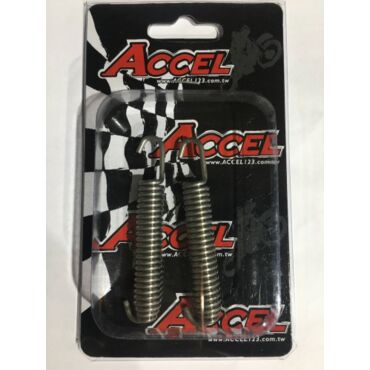 Пружины глушителя мотоцикла ACCEL 10*80 d=2.0mm 2шт. - миниатюра 1