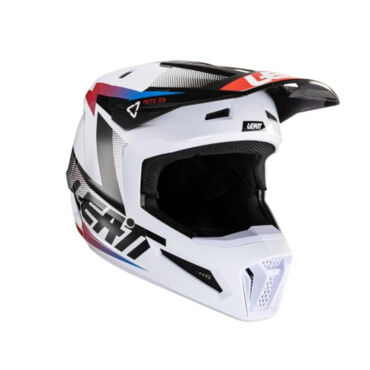 Leatt Шлем кроссовый Moto 2.5 Helmet Black White 2024 - миниатюра 4