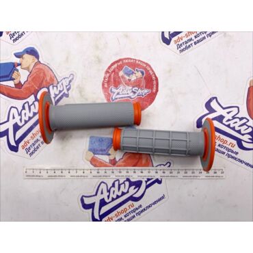 RENTHAL G155 Ручки руля (грипсы) Dual series (Grey Orange) - миниатюра 2
