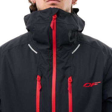 Dragonfly Куртка горнолыжная утепленная Gravity Man Black - Red 2025 - миниатюра 11