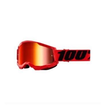 100% Очки Strata 2 Goggle Red Mirror Red Lens - миниатюра 1