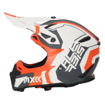 Acerbis Шлем Profile 5 22 06 White Orange - миниатюра 5