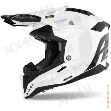 Кроссовый шлем Aviator 3 - белый - миниатюра 3
