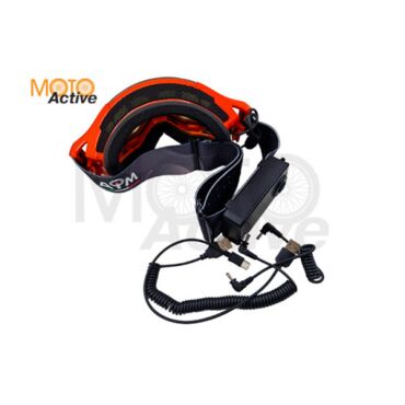 Очки снегоходные с магнитной линзой и подогревом AiM (PRO) 31 103 Accu Heated Orange Glossy - миниатюра 2