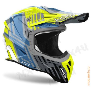 Кроссовый шлем Aviator Ace 2 Proud - Желтый - миниатюра 1