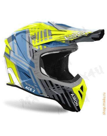 Кроссовый шлем Aviator Ace 2 Proud - Желтый
