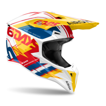 Airoh Мотошлем Wraaap Sixdays Spain 2024 Glossy - миниатюра 2