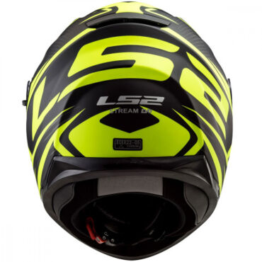 Шлем дорожный LS2 FF320 STREAM EVO JINK, black yellow (L, Взрослая  Дорожная) - миниатюра 2