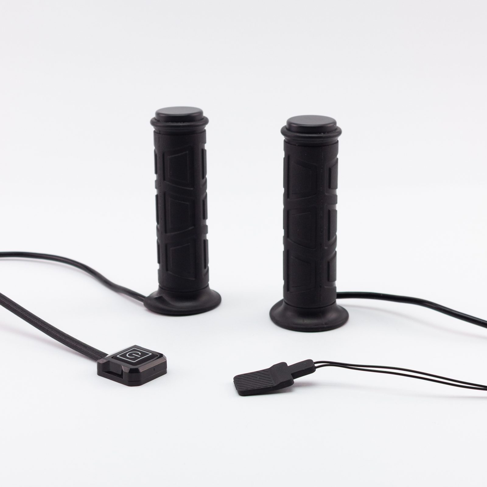 Подогрев грипс (ручек)  TWL HG 302M Moto D 22мм L143 R127 Black