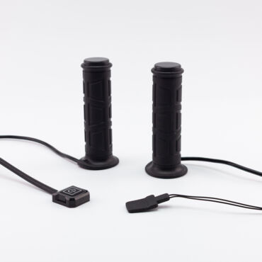 Подогрев грипс (ручек)  TWL HG 302M Moto D 22мм L143 R127 Black - миниатюра 1