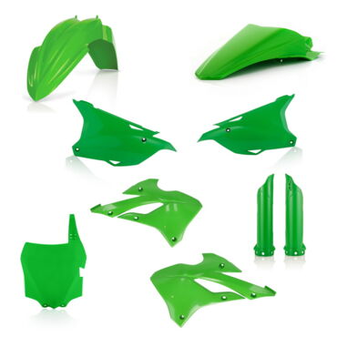 Комплект пластика Kawasaki KX85 (2022 2025), KX112 (2022 2025), цвет Зеленый (OEM 2024) - миниатюра 1