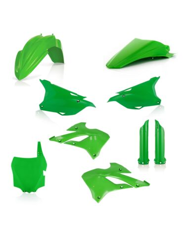 Комплект пластика Kawasaki KX85 (2022 2025), KX112 (2022 2025), цвет Зеленый (OEM 2024)