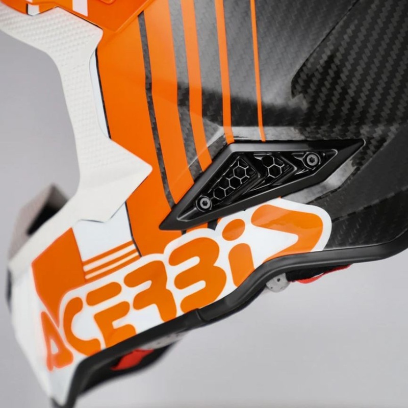 Acerbis Шлем Airstrike C 22 06 Orange White - фото 8