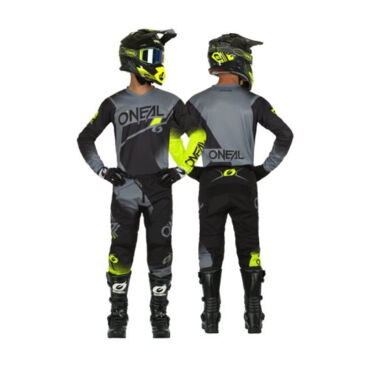 Oneal Джерси Element Racewear V.22 черный серый - миниатюра 1
