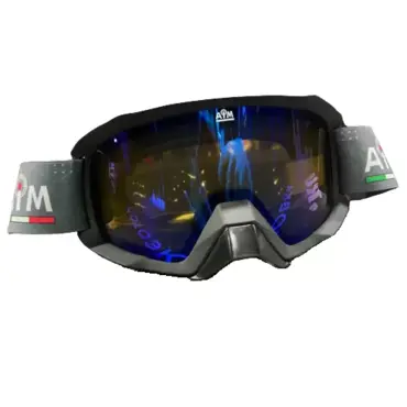 AIM PRO Очки снегоходные двойная линза 186 100 Black matt - миниатюра 1