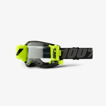 Очки 100% STRATA 2 FORECAST Goggle Black - Clear Lens - миниатюра 1