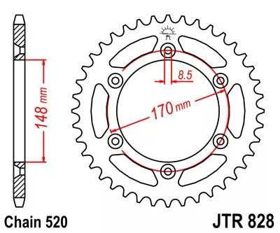 Звезда ведомая JTR828
